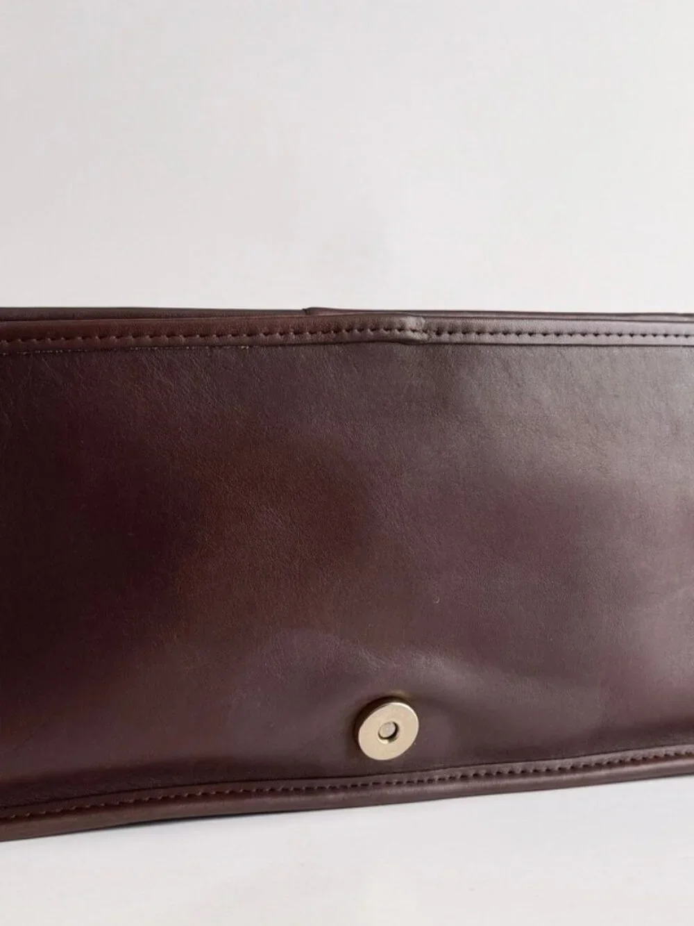 Vintage Coach 9091 Tribeca Convertible Clutch USA Mahogany Shoulder Crossbody 19